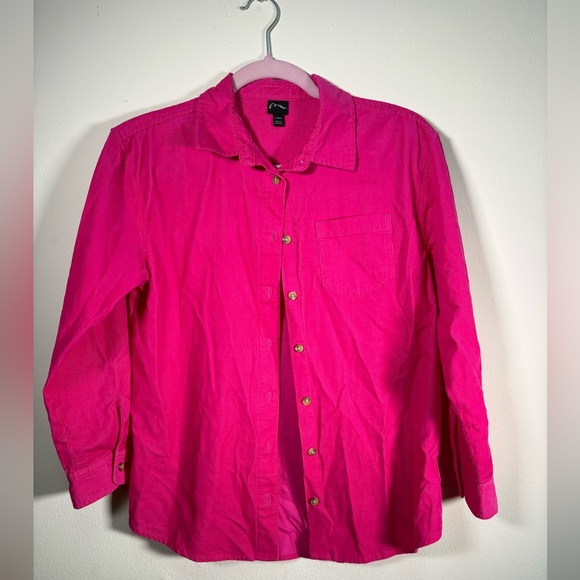 Art Class Fuchsia Button-Up Shirt 100% cotton - Picture 1 of 6